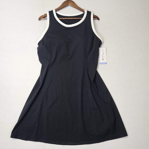Marika Active Women Size XXL Black Court Dress Racerback Golf-Tennis- Pickleball - Picture 1 of 9